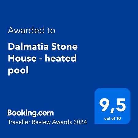Dalmatia Stone House - Heated Pool Pension Biorine Buitenkant foto